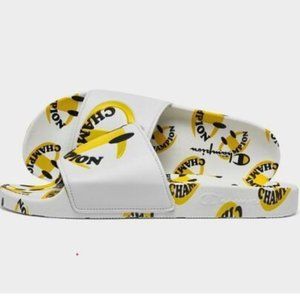 NWT CHAMPION LIMITED EDITION IPO SMILE SMILEY FACE SLIDES SLIDE SANDALS MENS